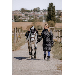 Chaqueta larga Je t'aime EQUITHÈME - Vanessa Negro Chaqueta larga Je t'aime EQUITHÈME - Vanessa Negro