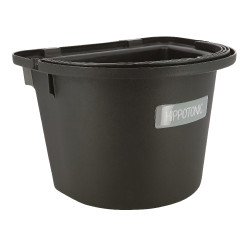 Comedero de puerta Hippo-Tonic con asa Negro