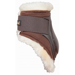 Protectores de menudillos Design T de T - lana síntetica Castaño Marrón