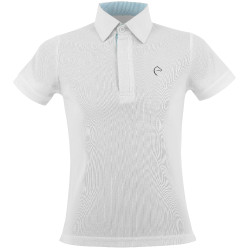 Polo de malla Equithème Edy Blanco
