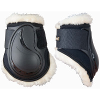 Protectores de menudillos Design T de T - lana síntetica Castaño Marrón