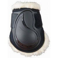 Protectores de menudillos Design T de T - lana síntetica Negro