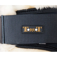 Protectores de menudillos Design T de T - lana síntetica Negro