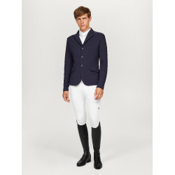Corbata de punto para hombre Tommy Hilfiger Equestrian Adam con cremallera Blanco óptico Corbata de punto para hombre Tommy Hilfiger Equestrian Adam con cremallera Blanco óptico