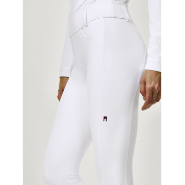 Pantalón de equitación Tommy Hilfiger Equestrian Vermont mujer culera completa Blanco óptico Pantalón de equitación Tommy Hilfiger Equestrian Vermont mujer culera completa Blanco óptico