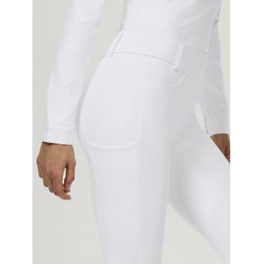 Pantalón de equitación Tommy Hilfiger Equestrian Vermont mujer culera completa Blanco óptico Pantalón de equitación Tommy Hilfiger Equestrian Vermont mujer culera completa Blanco óptico