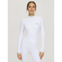 Polo de concurso Tommy Hilfiger Equestrian invierno Verona mujer de manga larga Blanco óptico Polo de concurso Tommy Hilfiger Equestrian invierno Verona mujer de manga larga Blanco óptico