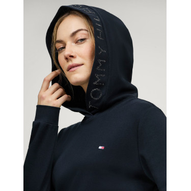 Sudadera con capucha Tommy Hilfiger Equestrian Strass Laurens mujer Sudadera con capucha Tommy Hilfiger Equestrian Strass Laurens mujer