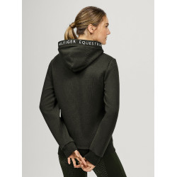 Sudadera con capucha con cremallera Tommy Hilfiger Equestrian Union para hombre Pasador Azul Sudadera con capucha con cremallera Tommy Hilfiger Equestrian Union para hombre Pasador Azul