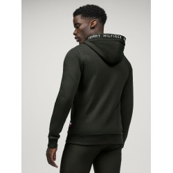 Sudadera con capucha con cremallera Tommy Hilfiger Equestrian Union para hombre Pasador Azul Sudadera con capucha con cremallera Tommy Hilfiger Equestrian Union para hombre Pasador Azul