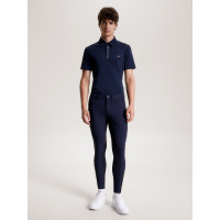 Pantalón de equitación Tommy Hilfiger Equestrian hombre Pro grip rodillas Cielo del desierto Azul