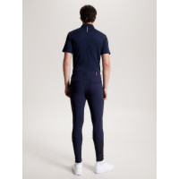 Pantalón de equitación Tommy Hilfiger Equestrian hombre Pro grip rodillas Cielo del desierto Azul