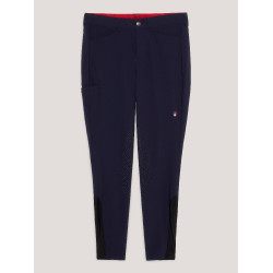 Pantalón de equitación Tommy Hilfiger Equestrian hombre Pro grip rodillas Cielo del desierto Azul