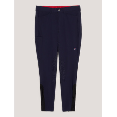 Pantalón de equitación Tommy Hilfiger Equestrian hombre Pro grip rodillas Cielo del desierto Azul