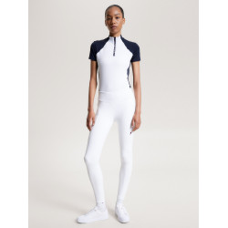 Legging Tommy Hilfiger Equestrian Elmira mujer full grip Blanco óptico