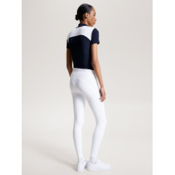 Legging Tommy Hilfiger Equestrian Elmira mujer full grip Blanco óptico