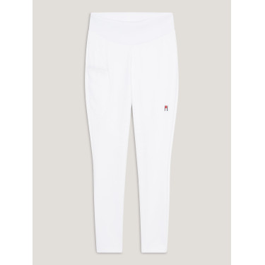 Legging Tommy Hilfiger Equestrian Elmira mujer full grip Blanco óptico