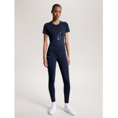 Legging Tommy Hilfiger Equestrian Elmira mujer full grip Cielo del desierto Azul Legging Tommy Hilfiger Equestrian Elmira mujer full grip Cielo del desierto Azul