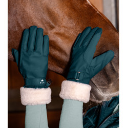 Guantes de equitación ELT Saint Moritz Azul petróleo Guantes de equitación ELT Saint Moritz Azul petróleo