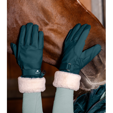 Guantes de equitación ELT Saint Moritz Azul petróleo Guantes de equitación ELT Saint Moritz Azul petróleo
