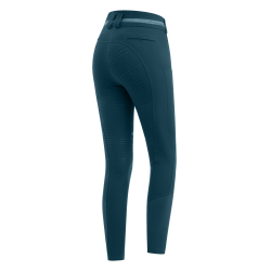 Pantalón de equitación ELT Maja Glam Curved de talle alto Azul petróleo Pantalón de equitación ELT Maja Glam Curved de talle alto Azul petróleo
