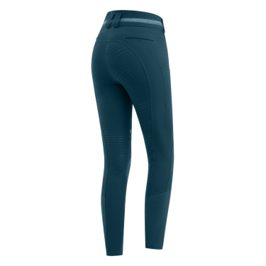 Pantalón de equitación ELT Maja Glam Curved de talle alto Azul petróleo Pantalón de equitación ELT Maja Glam Curved de talle alto Azul petróleo