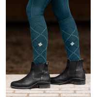 Calcetines de equitación ELT Argyle Azul petróleo
