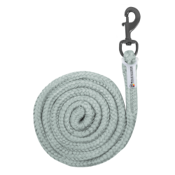 Cuerda de amarre Waldhausen Plus con mosquetón estándar herrajes oscuros Azul plateado