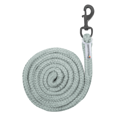 Cuerda de amarre Waldhausen Plus con mosquetón estándar herrajes oscuros Azul plateado