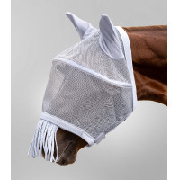 Masque anti-mouche WaldhausenPremium protection oreilles et chanfrein Grís plata