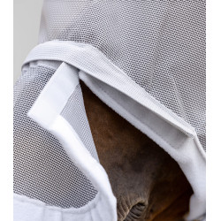 Masque anti-mouche WaldhausenPremium protection oreilles et chanfrein Grís plata