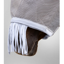 Masque anti-mouche WaldhausenPremium protection oreilles et chanfrein Grís plata