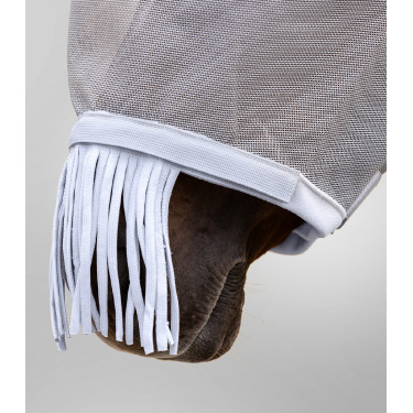 Masque anti-mouche WaldhausenPremium protection oreilles et chanfrein Grís plata