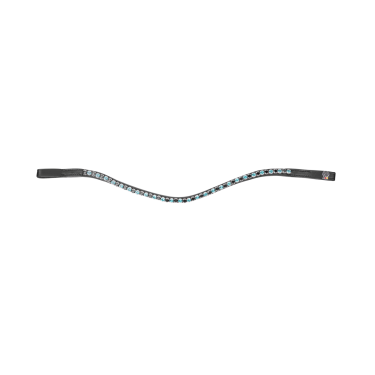 Frontal Glam negro X-Line Waldhausen Negro / azul petróleo / negro