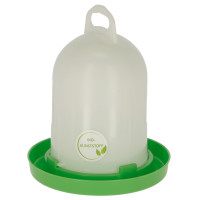 Bebedero de plástico Kerbl Hobbyfarming Blanco / verde