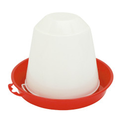 Bebedero de plástico Kerbl Hobbyfarming Blanco / rojo Bebedero de plástico Kerbl Hobbyfarming Blanco / rojo