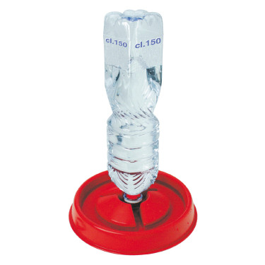 Bebedero para botella de plástico Kerbl Hobbyfarming Roja Rojo Bebedero para botella de plástico Kerbl Hobbyfarming Roja Rojo