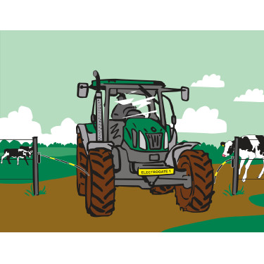 Barra de repuesto Electro Gate AKO Negro