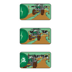 Barra de repuesto Electro Gate AKO Negro