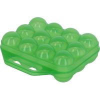 Caja de transporte para huevos Kerbl Hobbyfarming Verde transparente