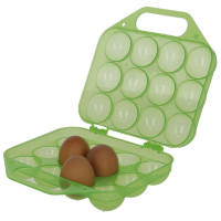 Caja de transporte para huevos Kerbl Hobbyfarming Verde transparente