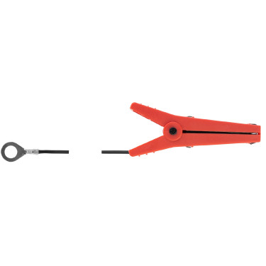 Cable de conexión a tierra y de enlace para cercas AKO Negro