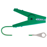 Cable de conexión a tierra y de enlace para cercas AKO Verde