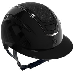 Casco de equitación Elite Polo Covalliero Lacado negro Casco de equitación Elite Polo Covalliero Lacado negro