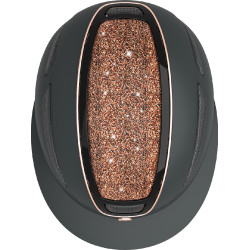 Casco de equitación Elite Polo Covalliero Oro rosado Casco de equitación Elite Polo Covalliero Oro rosado