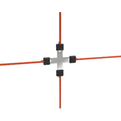 Conector cruzado para hilo Litzclip® AKO
