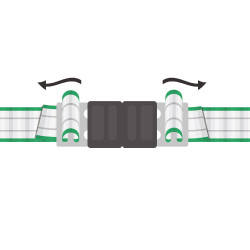 Conector de mango para cinta Litzclip® AKO Conector de mango para cinta Litzclip® AKO