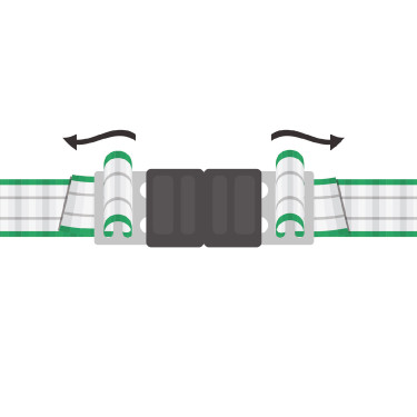 Conector de mango para cinta Litzclip® AKO Conector de mango para cinta Litzclip® AKO