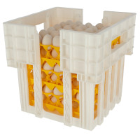 Contenedor de almacenamiento y apilado de soportes para huevos Kerbl Hobbyfarming Blanco Contenedor de almacenamiento y apilado de soportes para huevos Kerbl Hobbyfarming Blanco