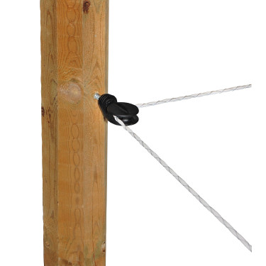 Cuerda de cercado con bobinado cruzado EconomyLine AKO Blanco